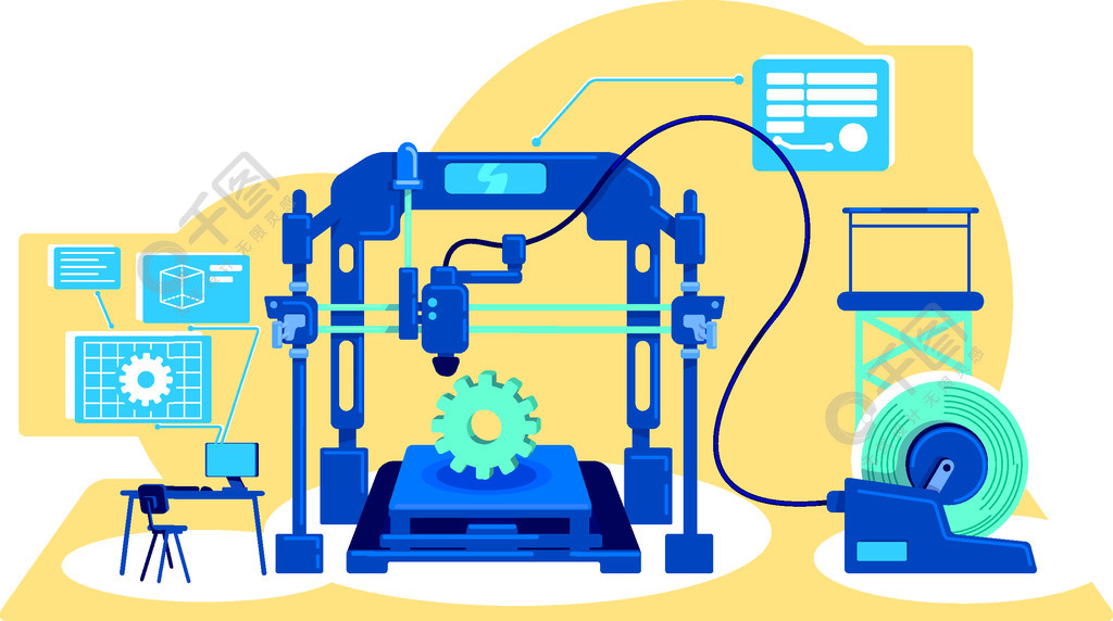 數(shù)字藝術(shù)賦能網(wǎng)頁設(shè)計(jì) 2D卡通插圖與工業(yè)工廠的創(chuàng)意融合